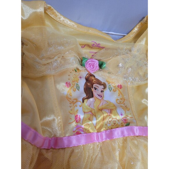 Disney girls Princess Fantasy Nightgown, Belle Shines, SIZE 2t GOOD - Picture 3 of 5